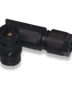 Plug connector male f/AM6 prewired f/sensor